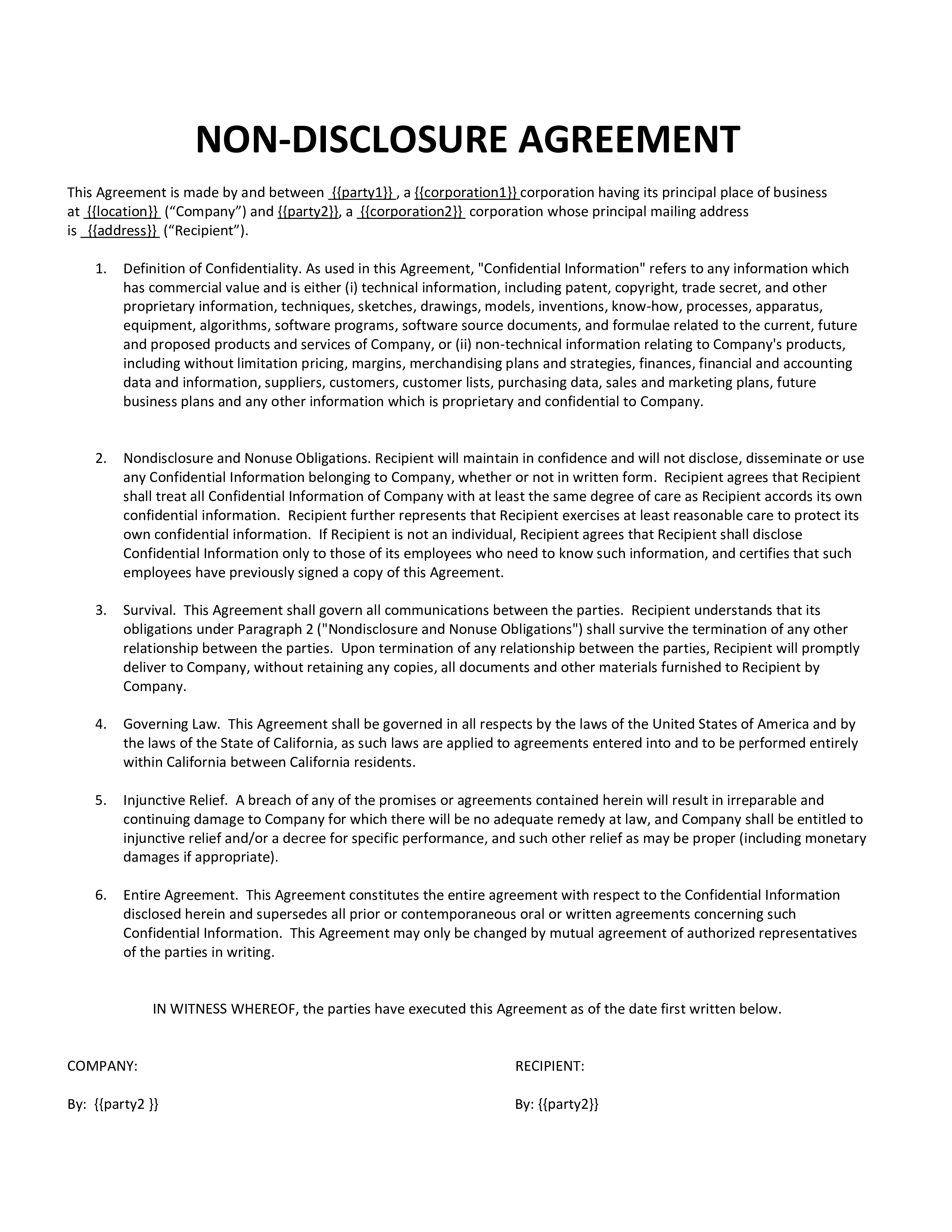 Contract Agreement